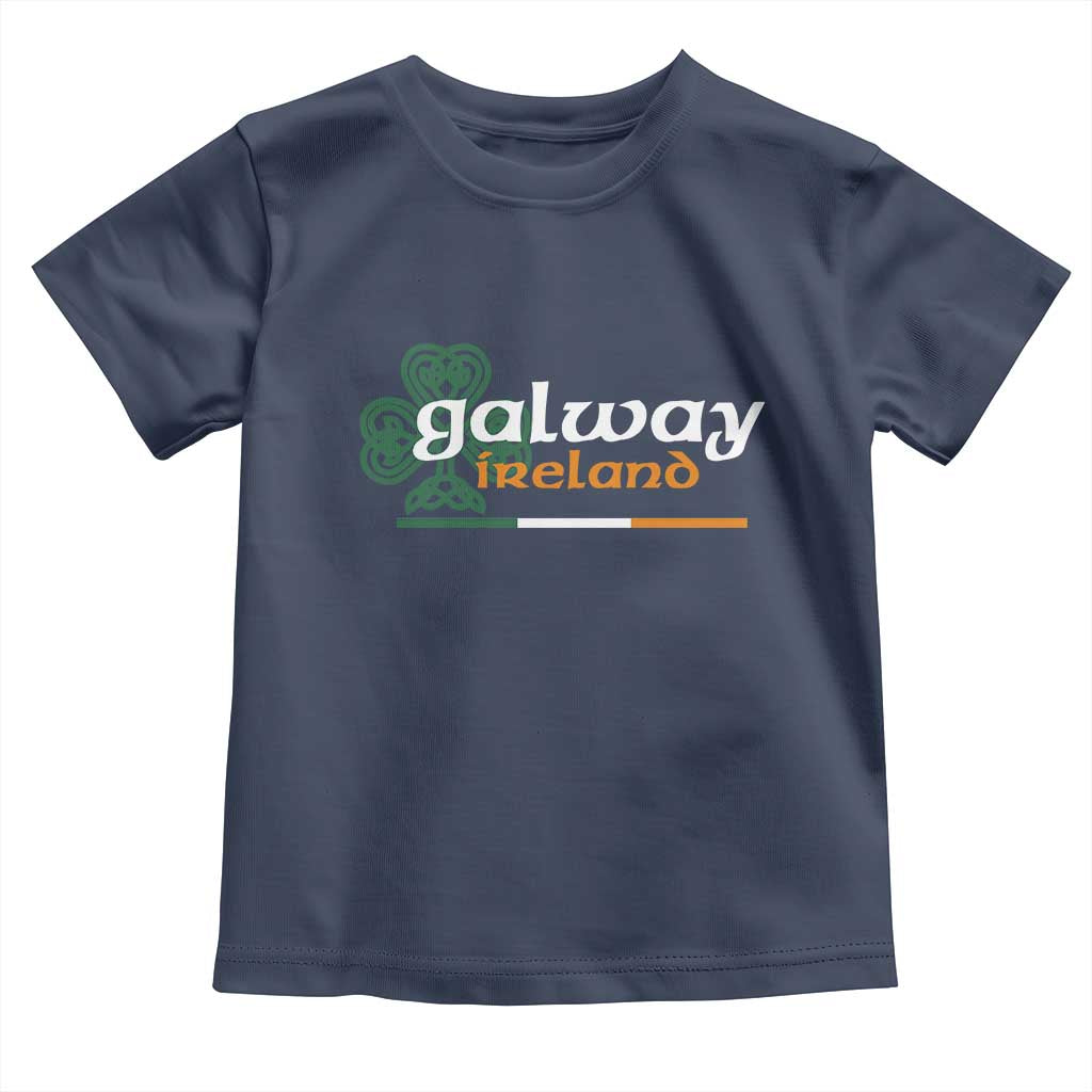 Galway Ireland Toddler T Shirt Irish City Souvenir St Patricks Day Celtic Shamrock TS11 Navy Print Your Wear