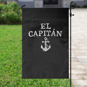 El Capitan Garden Flag Funny Boat Captain Vintage Anchor TS11 Print Your Wear