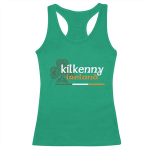 Kilkenny Ireland Racerback Tank Top Irish City Souvenir St Patricks Day Celtic Shamrock TS11 Irish Green Print Your Wear