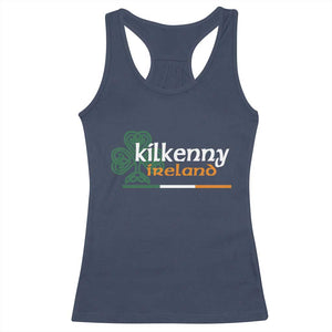 Kilkenny Ireland Racerback Tank Top Irish City Souvenir St Patricks Day Celtic Shamrock TS11 Navy Print Your Wear