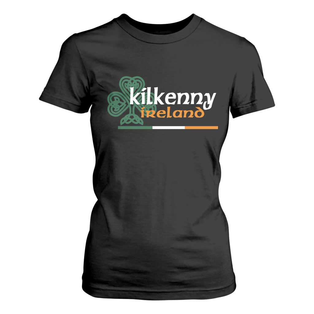 Kilkenny Ireland T Shirt For Women Irish City Souvenir St Patricks Day Celtic Shamrock TS11 Black Print Your Wear
