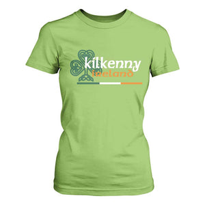Kilkenny Ireland T Shirt For Women Irish City Souvenir St Patricks Day Celtic Shamrock TS11 Lime Print Your Wear