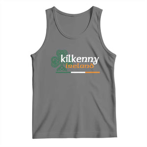 Kilkenny Ireland Tank Top Irish City Souvenir St Patricks Day Celtic Shamrock TS11 Black Heather Print Your Wear