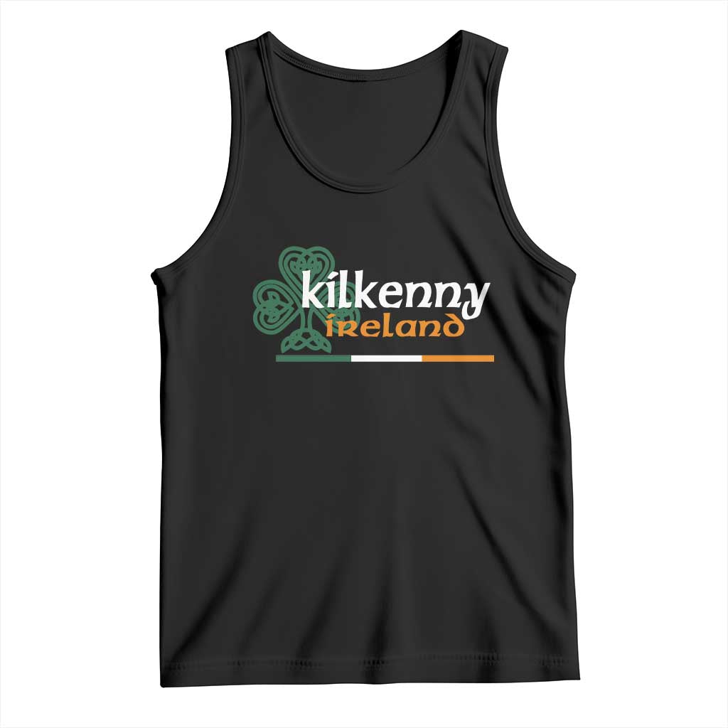 Kilkenny Ireland Tank Top Irish City Souvenir St Patricks Day Celtic Shamrock TS11 Black Print Your Wear
