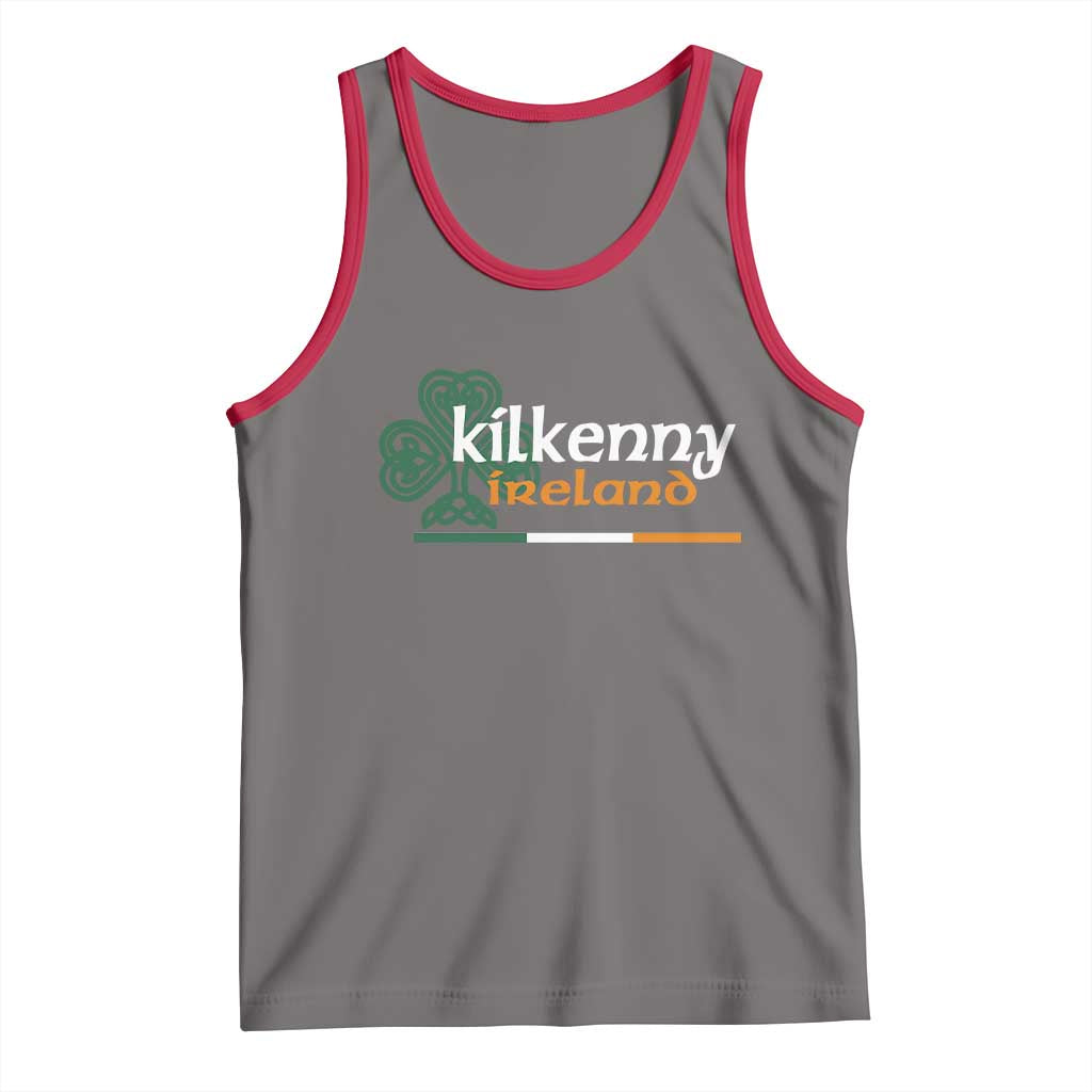 Kilkenny Ireland Tank Top Irish City Souvenir St Patricks Day Celtic Shamrock TS11 Deep Heather Red Print Your Wear