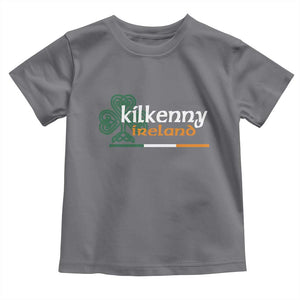 Kilkenny Ireland Toddler T Shirt Irish City Souvenir St Patricks Day Celtic Shamrock TS11 Charcoal Print Your Wear