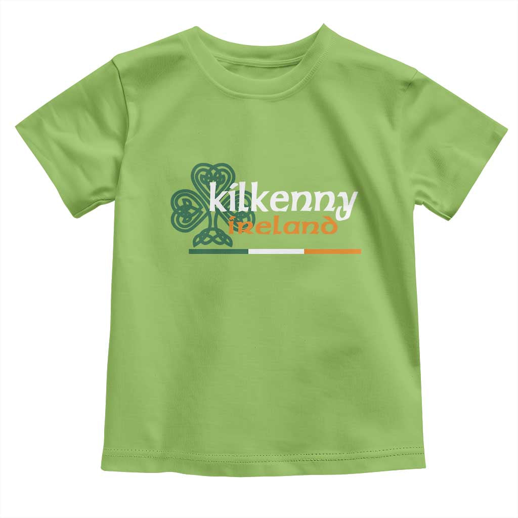 Kilkenny Ireland Toddler T Shirt Irish City Souvenir St Patricks Day Celtic Shamrock TS11 Lime Print Your Wear