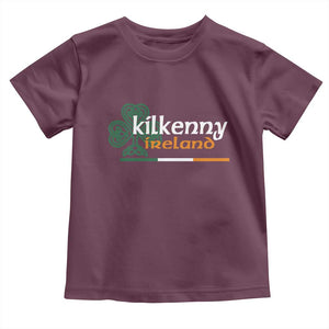 Kilkenny Ireland Toddler T Shirt Irish City Souvenir St Patricks Day Celtic Shamrock TS11 Maroon Print Your Wear