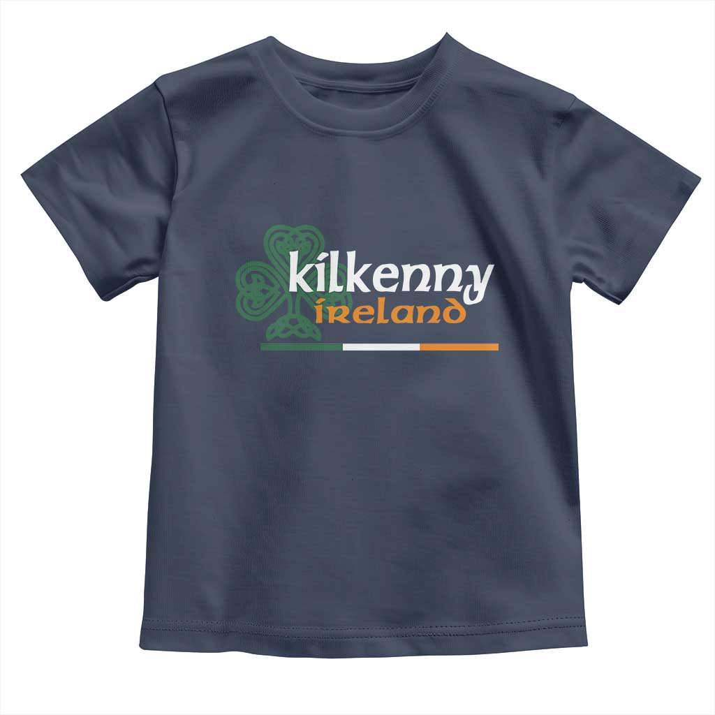 Kilkenny Ireland Toddler T Shirt Irish City Souvenir St Patricks Day Celtic Shamrock TS11 Navy Print Your Wear