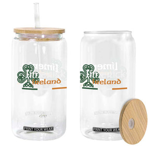 Limerick Ireland Glass Can Irish City Souvenir St Patricks Day Celtic Shamrock TS11 Print Your Wear