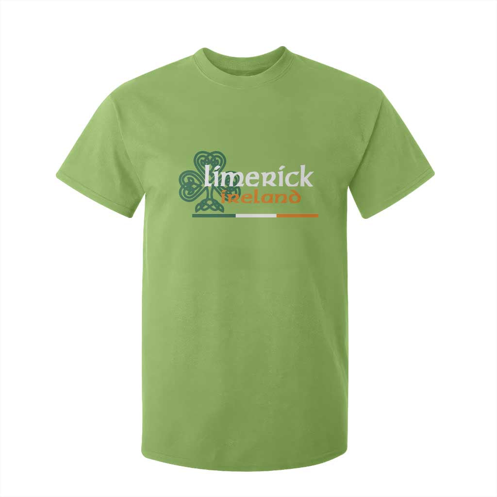 Limerick Ireland T Shirt For Kid Irish City Souvenir St Patricks Day Celtic Shamrock TS11 Lime Print Your Wear