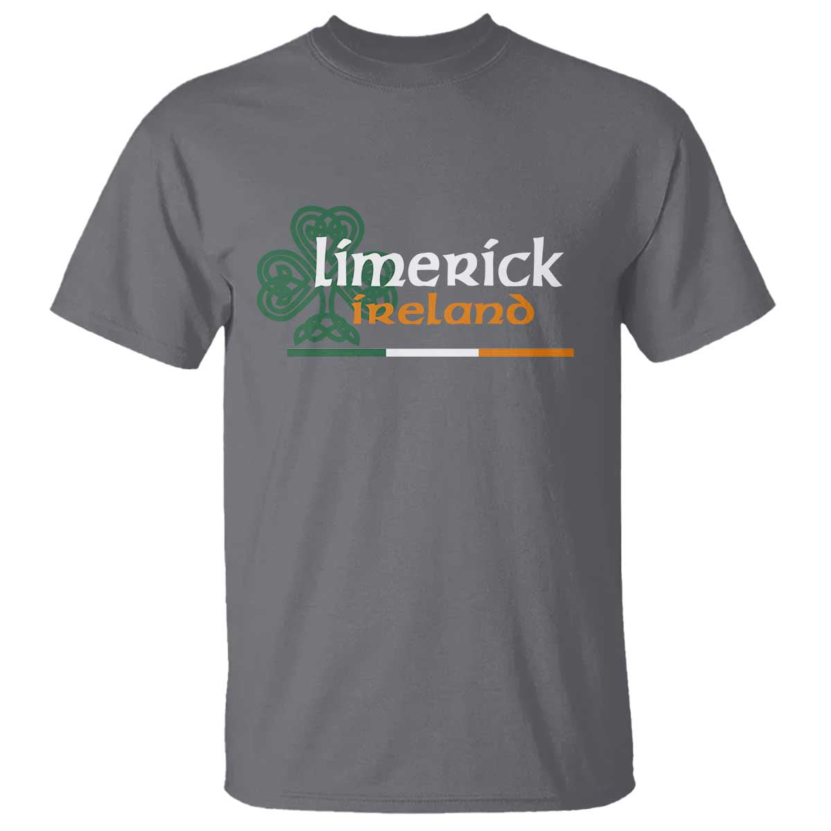 Limerick Ireland T Shirt Irish City Souvenir St Patricks Day Celtic Shamrock TS11 Charcoal Print Your Wear