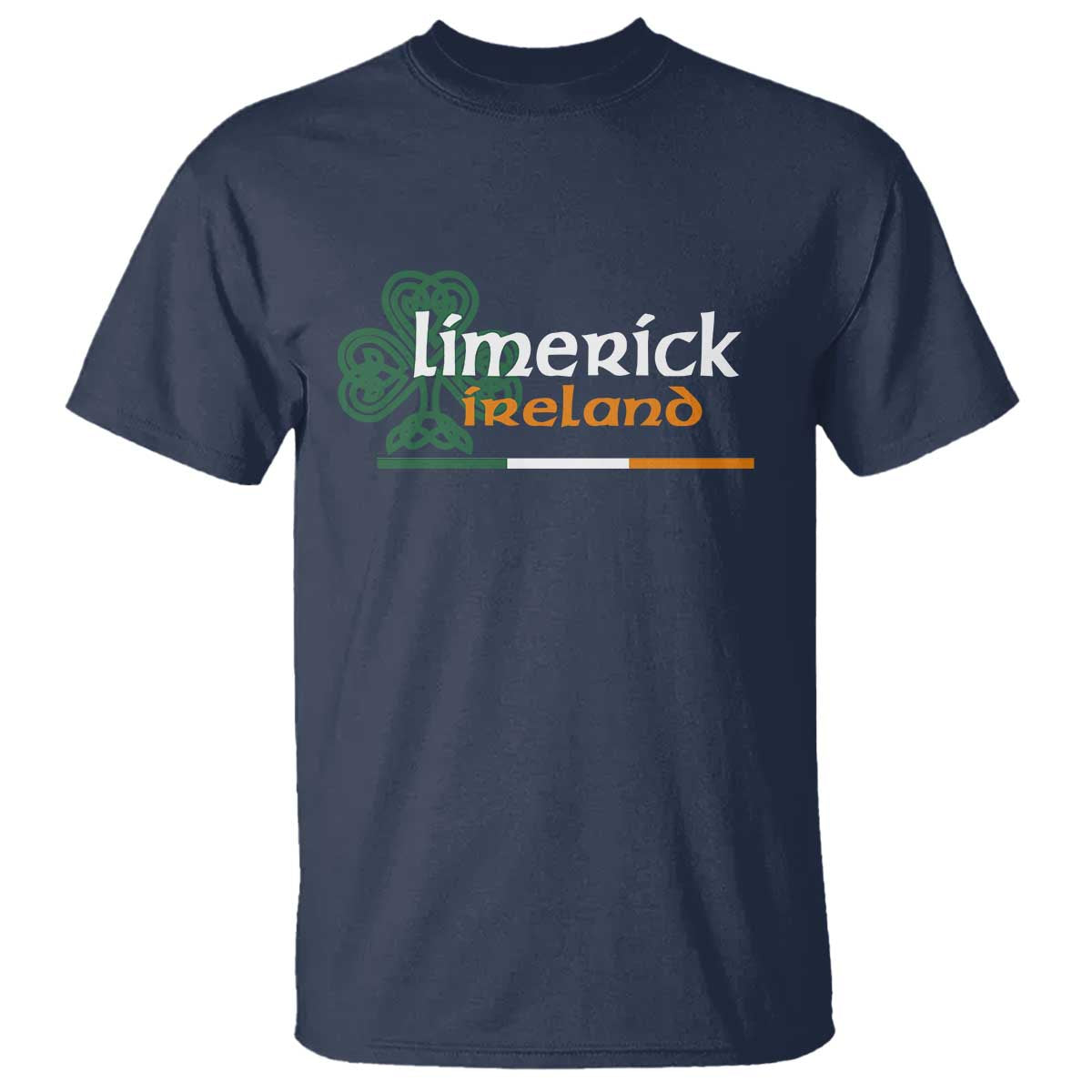 Limerick Ireland T Shirt Irish City Souvenir St Patricks Day Celtic Shamrock TS11 Navy Print Your Wear