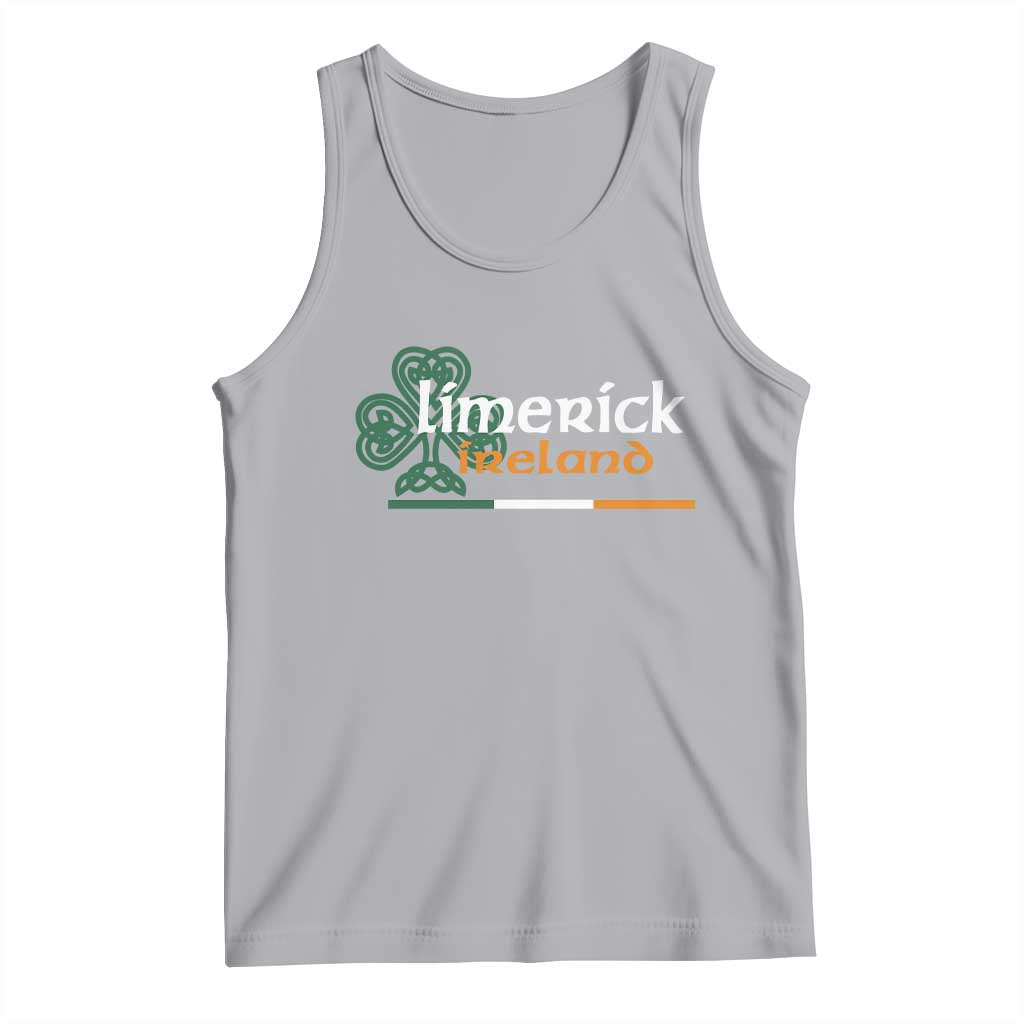 Limerick Ireland Tank Top Irish City Souvenir St Patricks Day Celtic Shamrock TS11 Athletic Heather Print Your Wear