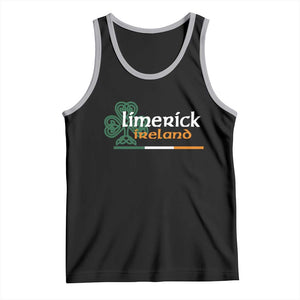 Limerick Ireland Tank Top Irish City Souvenir St Patricks Day Celtic Shamrock TS11 Black Athletic Heather Print Your Wear