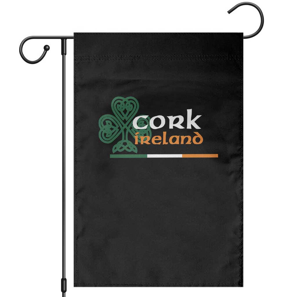 Cork Ireland Garden Flag Irish City Souvenir St Patricks Day Celtic Shamrock TS11 Black Print Your Wear