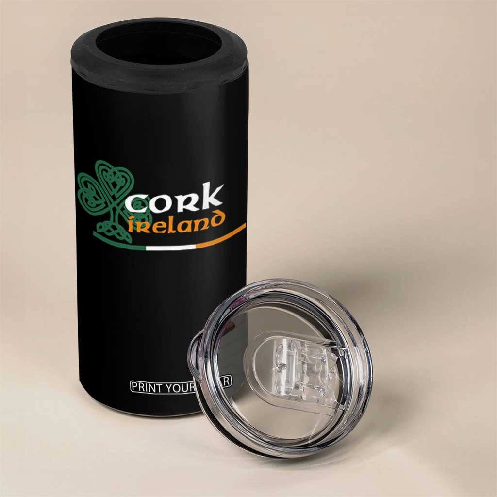 Cork Ireland 4 in 1 Can Cooler Tumbler Irish City Souvenir St Patricks Day Celtic Shamrock TS11 Print Your Wear