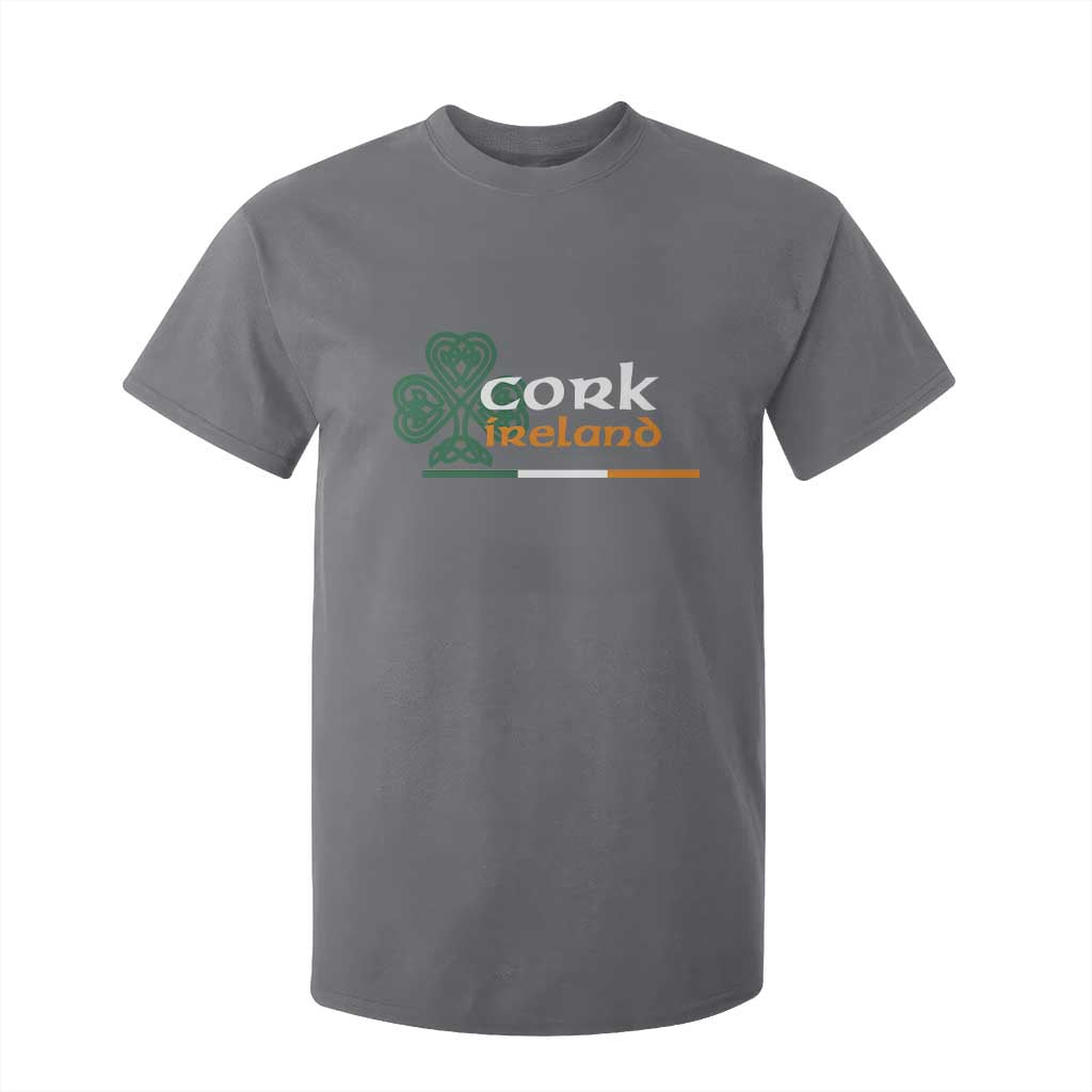 Cork Ireland T Shirt For Kid Irish City Souvenir St Patricks Day Celtic Shamrock TS11 Charcoal Print Your Wear