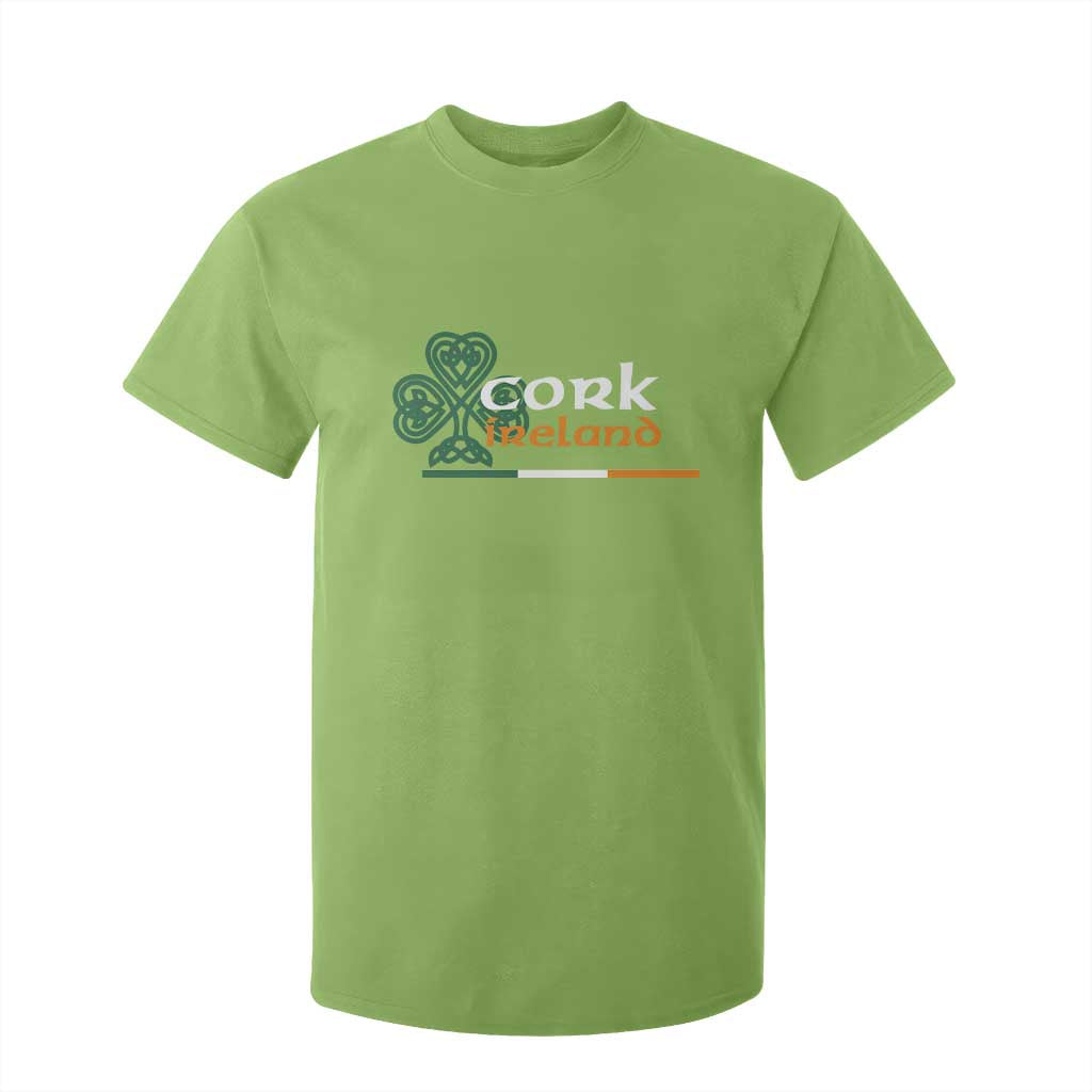 Cork Ireland T Shirt For Kid Irish City Souvenir St Patricks Day Celtic Shamrock TS11 Lime Print Your Wear