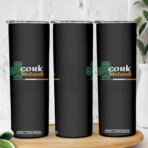 Cork Ireland Skinny Tumbler Irish City Souvenir St Patricks Day Celtic Shamrock TS11 Print Your Wear
