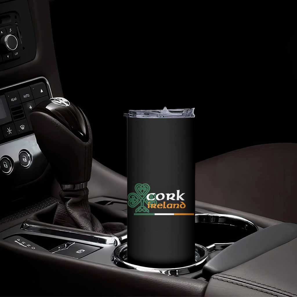 Cork Ireland Skinny Tumbler Irish City Souvenir St Patricks Day Celtic Shamrock TS11 Print Your Wear