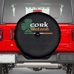 Cork Ireland Spare Tire Cover Irish City Souvenir St Patricks Day Celtic Shamrock TS11 Black Print Your Wear