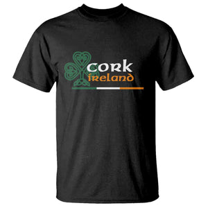 Cork Ireland T Shirt Irish City Souvenir St Patricks Day Celtic Shamrock TS11 Black Print Your Wear