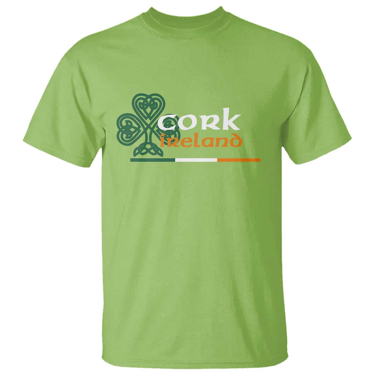 Cork Ireland T Shirt Irish City Souvenir St Patricks Day Celtic Shamrock TS11 Lime Print Your Wear