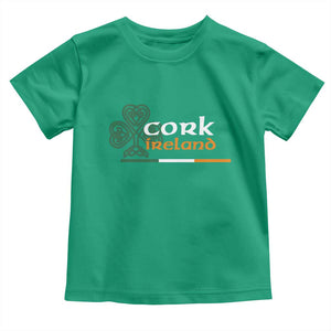 Cork Ireland Toddler T Shirt Irish City Souvenir St Patricks Day Celtic Shamrock TS11 Irish Green Print Your Wear