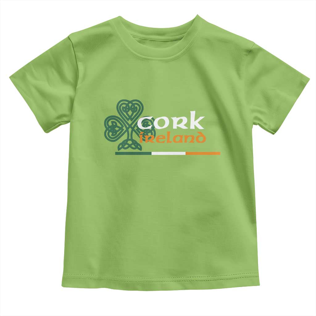 Cork Ireland Toddler T Shirt Irish City Souvenir St Patricks Day Celtic Shamrock TS11 Lime Print Your Wear