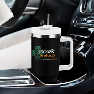 Cork Ireland Tumbler With Handle Irish City Souvenir St Patricks Day Celtic Shamrock TS11 Print Your Wear
