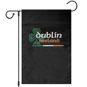 Dublin Ireland Garden Flag Irish City Souvenir St Patricks Day Celtic Shamrock TS11 Black Print Your Wear