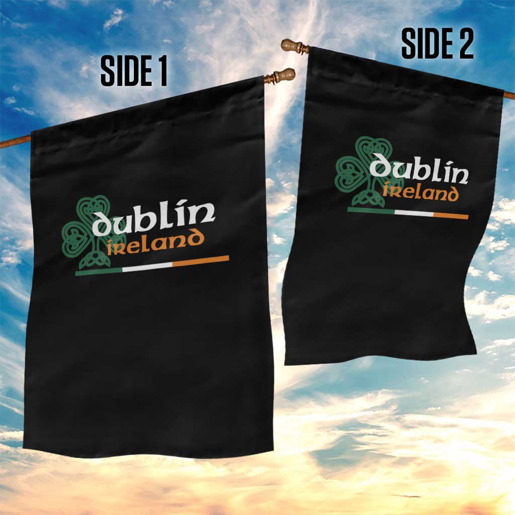 Dublin Ireland Garden Flag Irish City Souvenir St Patricks Day Celtic Shamrock TS11 Print Your Wear