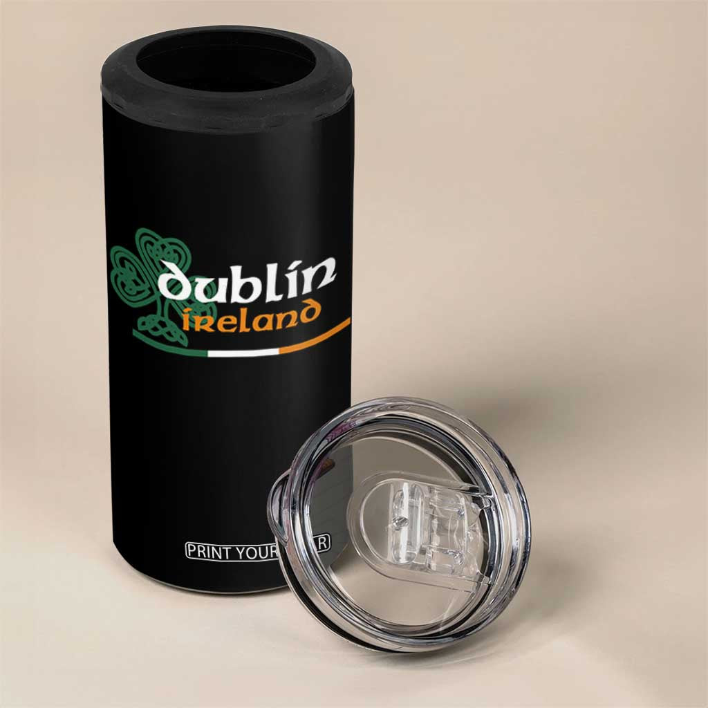 Dublin Ireland 4 in 1 Can Cooler Tumbler Irish City Souvenir St Patricks Day Celtic Shamrock TS11 Print Your Wear
