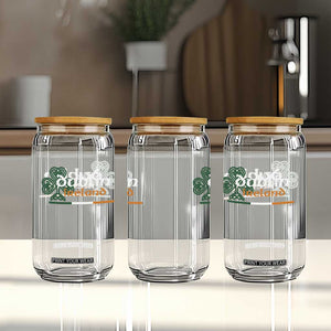 Dublin Ireland Glass Can Irish City Souvenir St Patricks Day Celtic Shamrock TS11 Print Your Wear