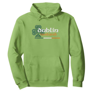 Dublin Ireland Hoodie Irish City Souvenir St Patricks Day Celtic Shamrock TS11 Lime Print Your Wear