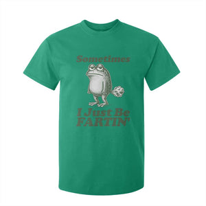 Sometimes I Just Be Fartin Funny Frog T Shirt For Kid TS11 Irish Green Print Your Wear
