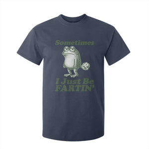 Sometimes I Just Be Fartin Funny Frog T Shirt For Kid TS11 Navy Print Your Wear