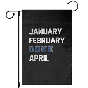January February Duke April Garden Flag Basketball Game Day TS11 Black Print Your Wear