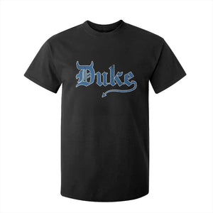 Duke Gothic Throwback T Shirt For Kid Game Day for Sports Fan TS11 Black Print Your Wear