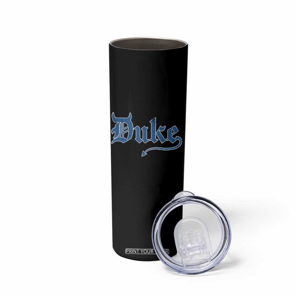 Duke Gothic Throwback Skinny Tumbler Game Day for Sports Fan TS11 Print Your Wear