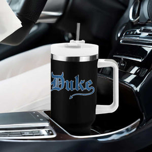 Duke Gothic Throwback Tumbler With Handle Game Day for Sports Fan TS11 Print Your Wear