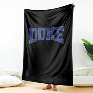 Duke Bold Script Name Sports Fans Throw Blanket - Game Day Cozy Fan Gift TS11 Print Your Wear
