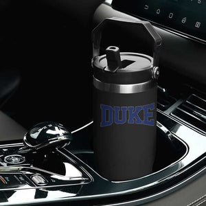 Duke Bold Script Name Sports Fans Flip Straw Tumbler TS11 Print Your Wear