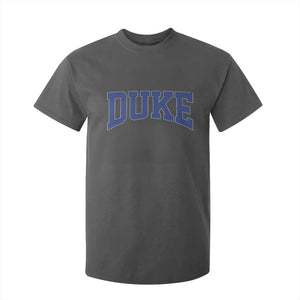Duke Bold Script Name Sports Fans T Shirt For Kid TS11 Dark Heather Print Your Wear