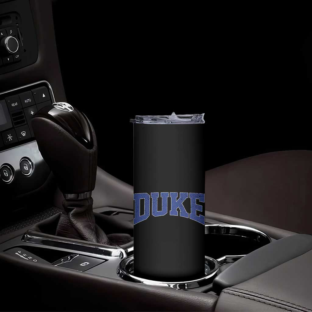 Duke Bold Script Name Sports Fans Skinny Tumbler TS11 Print Your Wear