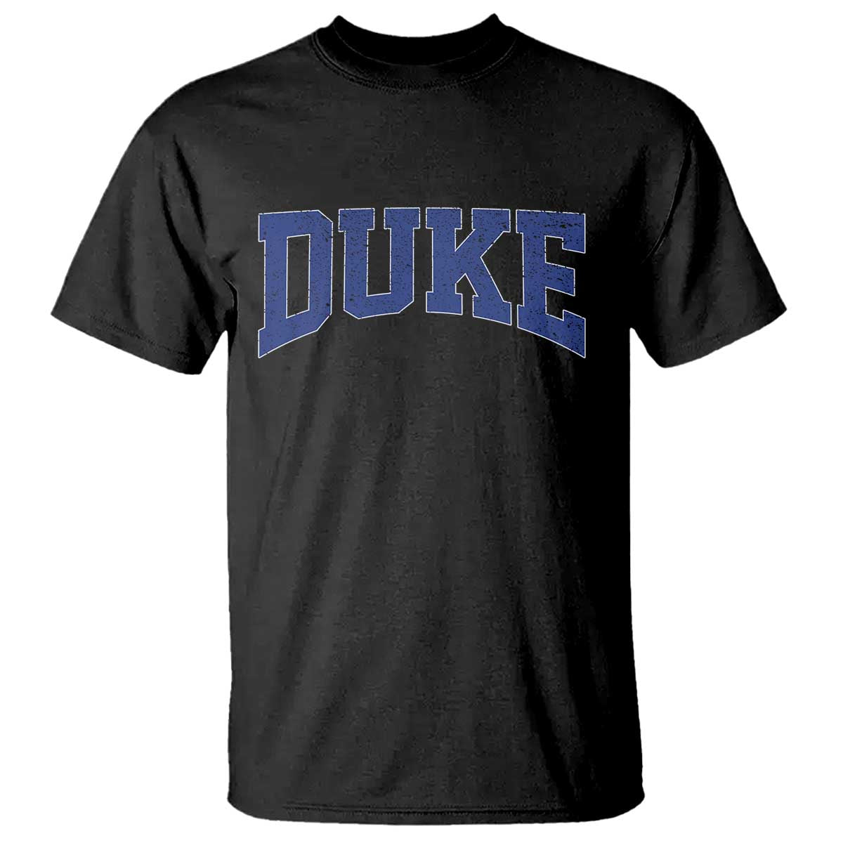 Duke Bold Script Name Sports Fans T Shirt - Game Day Fan Graphic Tee TS11 Black Print Your Wear