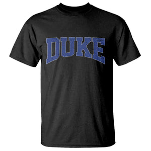 Duke Bold Script Name Sports Fans T Shirt - Game Day Fan Graphic Tee TS11 Black Print Your Wear