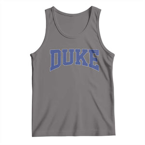 Duke Bold Script Name Sports Fans Tank Top TS11 Deep Heather Print Your Wear