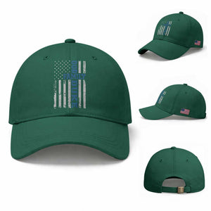 God Family Duke Baseball Cap Blue Game Day Vintage American Flag TS11 Baseball Cap Universal Fit Irish Green Print Your Wear